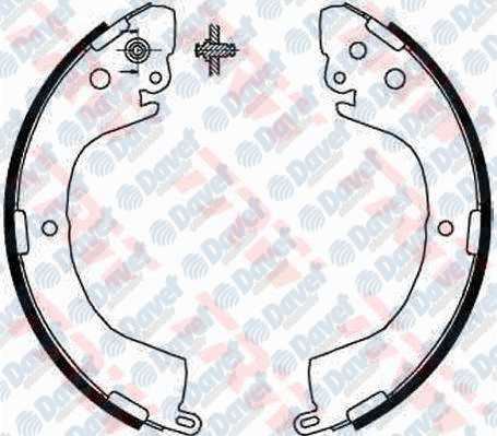 TRW GS8667 Arka Fren Balatasi Pabuc L200 01>05 (254x52mm)